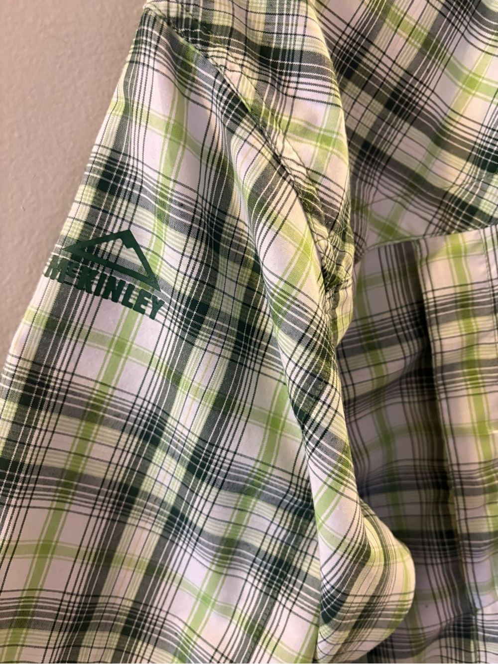 McKINLEY bundle Dry Plus Plaid short sleeve Outdoor Button Up shirts Men’s Sz L - Picture 8 of 14
